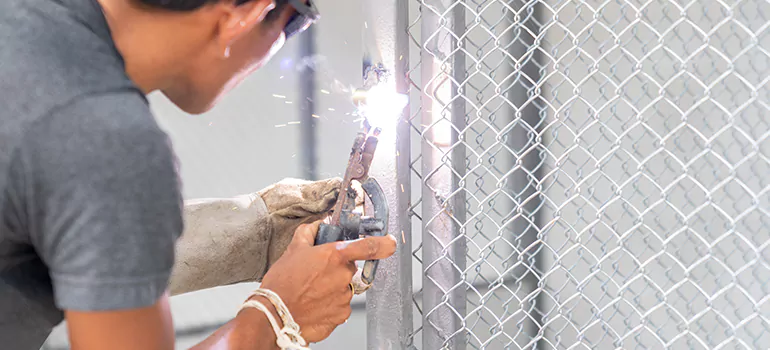Commercial Mesh Door Repair in Wellington, FL