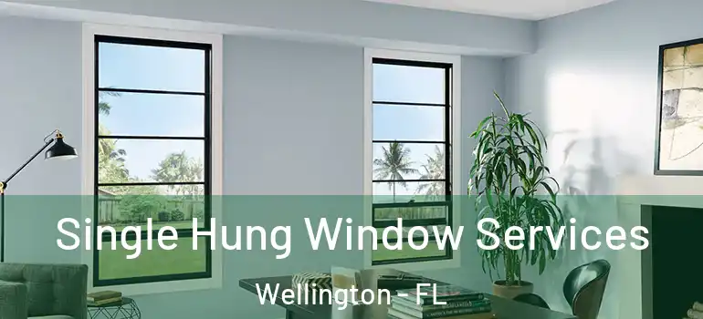  Single Hung Window Services Wellington - FL